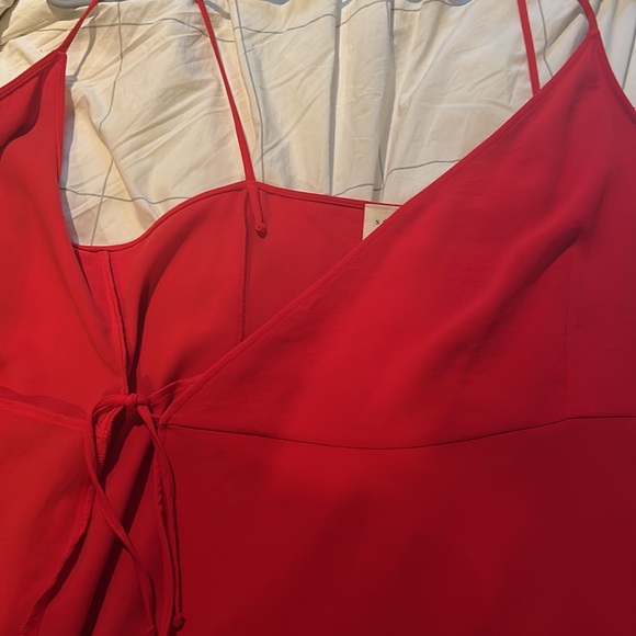 Sezane Daniella Dress Rouge - Size 46 - Picture 2 of 7